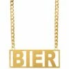 Ketting Bier Goud