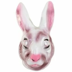 Plastic Masker Konijn / Paashaas