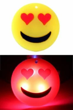 Speldje Smiley Hartjes Met LED