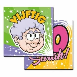 50 Jaar Sarah Regenboog Servetten (20 St)