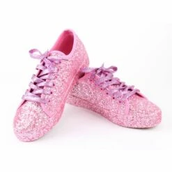 Glittersneakers Roze