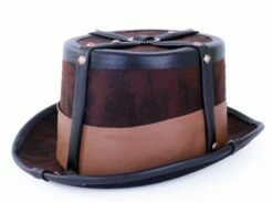 Steampunk Hoed Bruin Decoratief