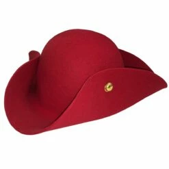 Driesteek Wolvilt Rood