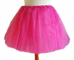 Tule Rok (div. Kleuren) -FeestFabriek Verkoop tule rok roze neon hoofs 1 1 1