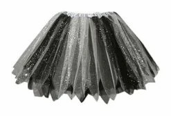 Tule Rok Glitter Twee Kleuren (div. Kleuren) -FeestFabriek Verkoop tule rok wit zwart glitters 1