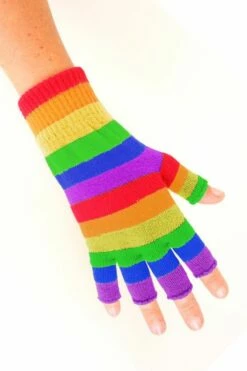 Vingerloze Handschoenen Regenboog