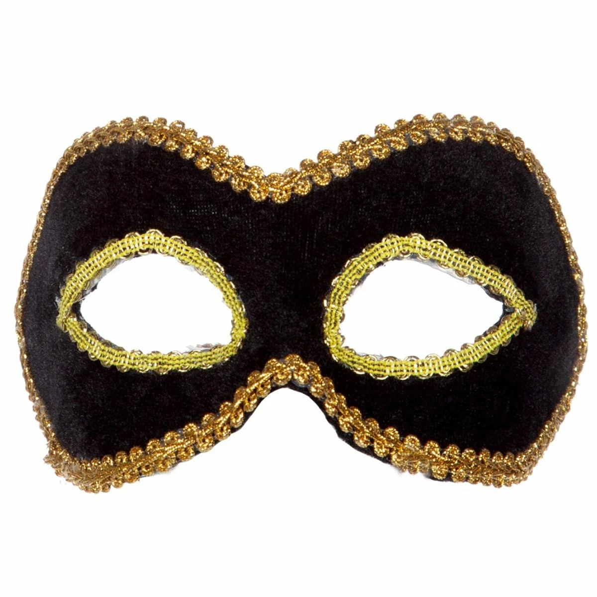 Oogmasker Fluweel Zwart 1 Oogmasker Fluweel Zwart
