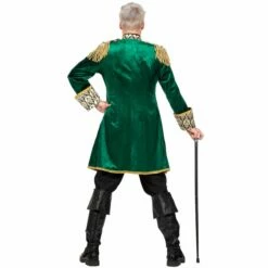 Luxe Jas Markies Fluweel Groen -FeestFabriek Verkoop wil 330417b 3