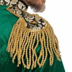 Luxe Jas Markies Fluweel Groen -FeestFabriek Verkoop wil 330417b 5