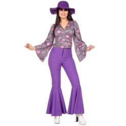 Blouse Flower Power Paars