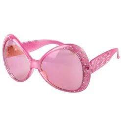 Bril Met Steentjes Roze