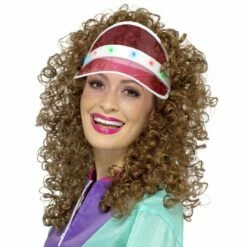 Zonneklep Roze Met LED