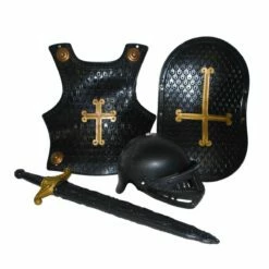 Ridderset 4-delig Zwart