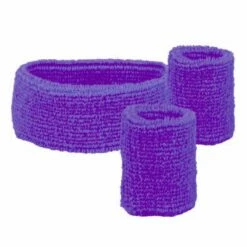 Zweetbandjes Set Paars